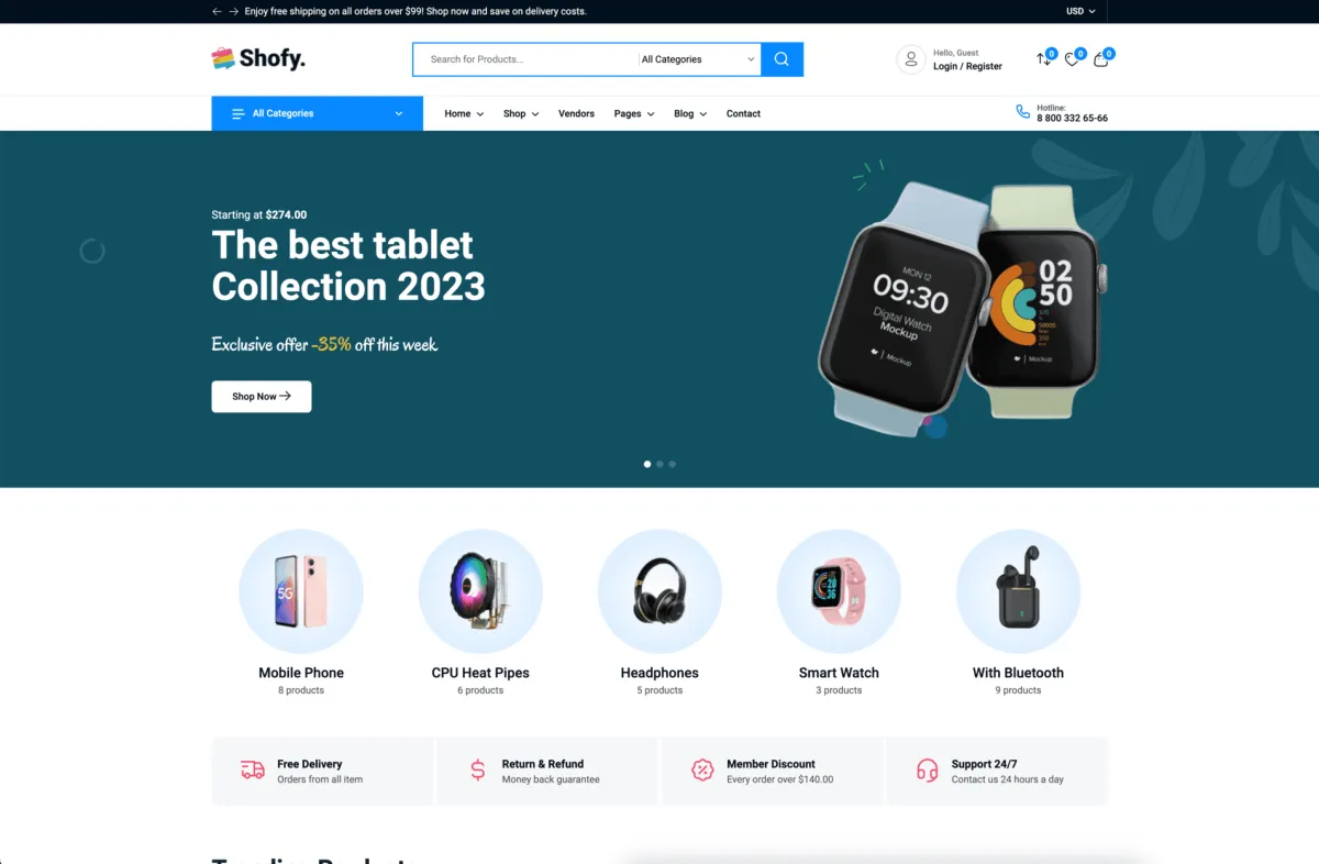 Creat Professional E-Commerce Website With Admin Panel